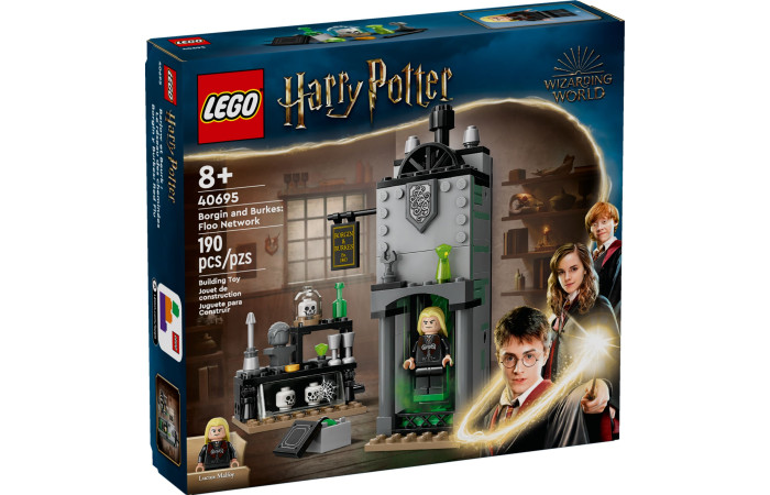Конструктор LEGO Harry Potter Боргін та Беркс: камінна мережа (40695). Конструктор LEGO Harry Potter Боргін та Беркс: камінна мережа (40695).