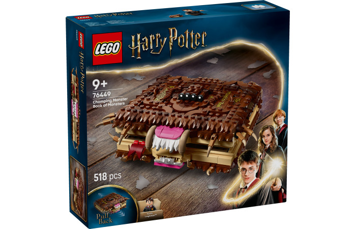 Конструктор LEGO Harry Potter Жахлива Жахлива книга жахів, що кусає (76449).