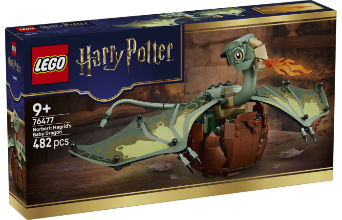 Конструктор LEGO Harry Potter Норберт: малюк-дракон Хагріда (76477).