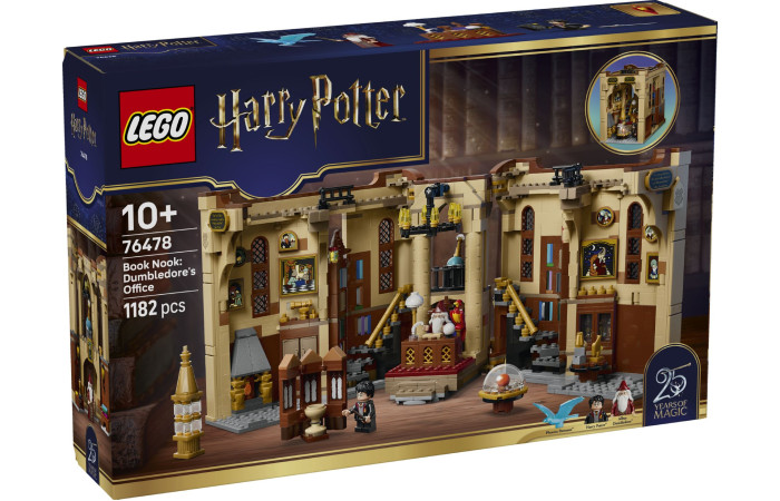 Конструктор LEGO Harry Potter Книжковий куточок: Кабінет Дамблдора (76478).