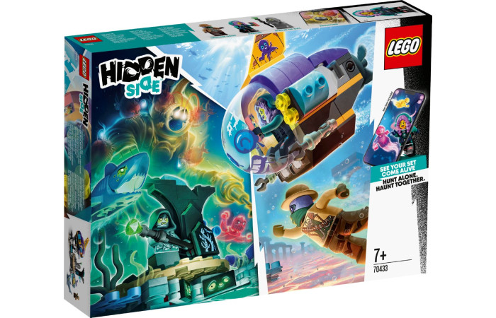 Конструктор LEGO Hidden Side Підводний човен Джей-Бі (70433). Конструктор LEGO Hidden Side Підводний човен Джей-Бі (70433).