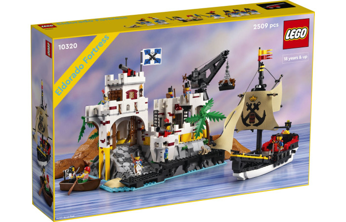 Конструктор LEGO Icons Фортеця Ельдорадо (10320).