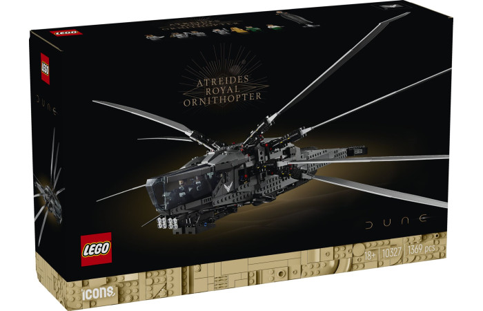 Конструктор LEGO Icons Королівський орнітоптер Дюни Атрейдесів (10327).