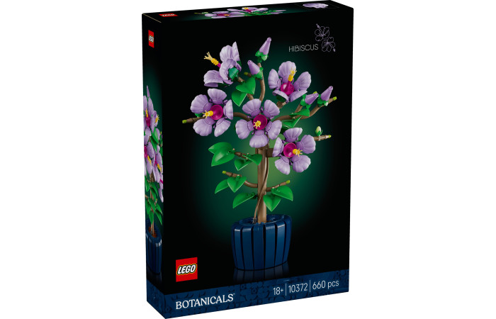 Конструктор LEGO Icons Гібіскус (10372).