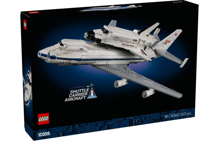 Конструктор LEGO Icons Літак-носій шаттла (10360).