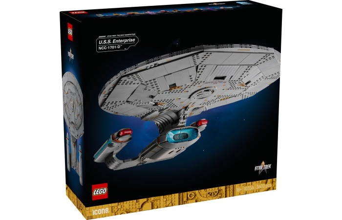 Конструктор LEGO Icons Star Trek: U.S.S. Enterprise NCC-1701-D (10356).
