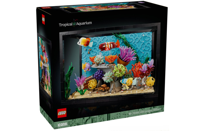Конструктор LEGO Icons Тропічний акваріум (10366).