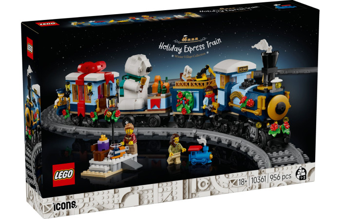 Конструктор LEGO Icons Святковий експрес (10361).