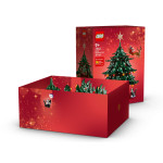 Конструктор LEGO Icons Сімейна прикраса різдвяної ялинки (41843).