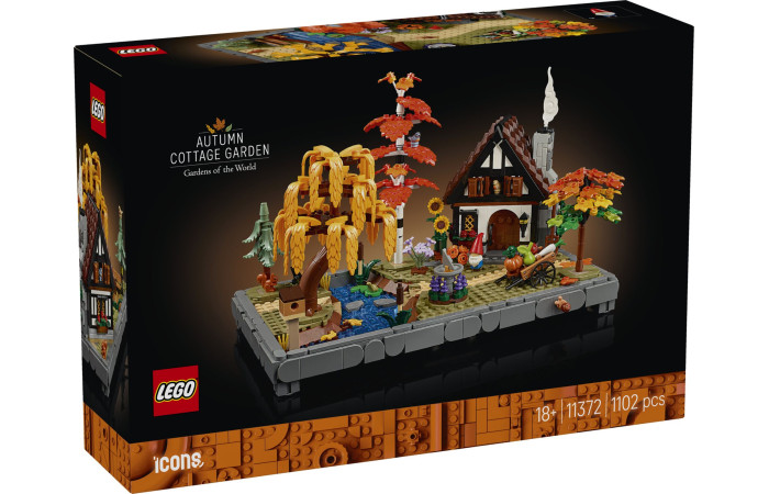 Конструктор LEGO Icons Осінній котеджний сад (11372).