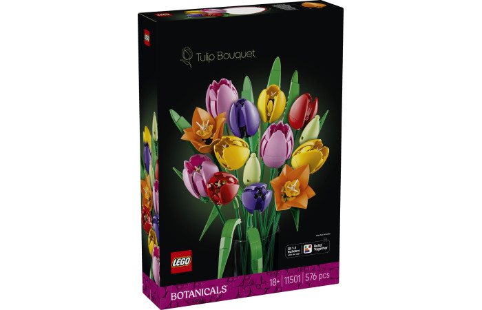 Конструктор LEGO Icons Букет тюльпанів (11501).