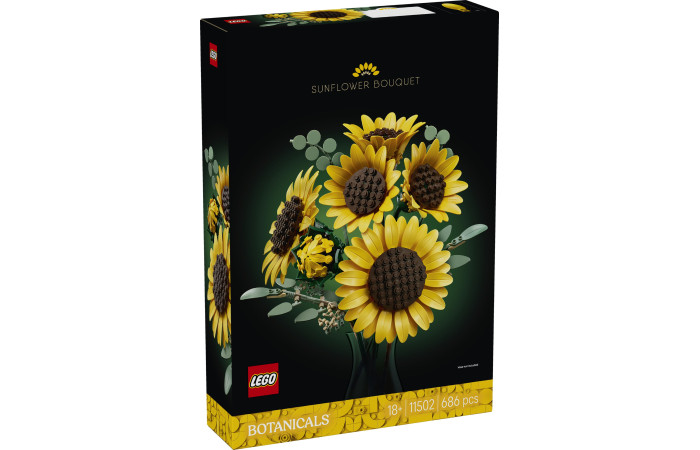 Конструктор LEGO Icons Букет соняшників (11502).