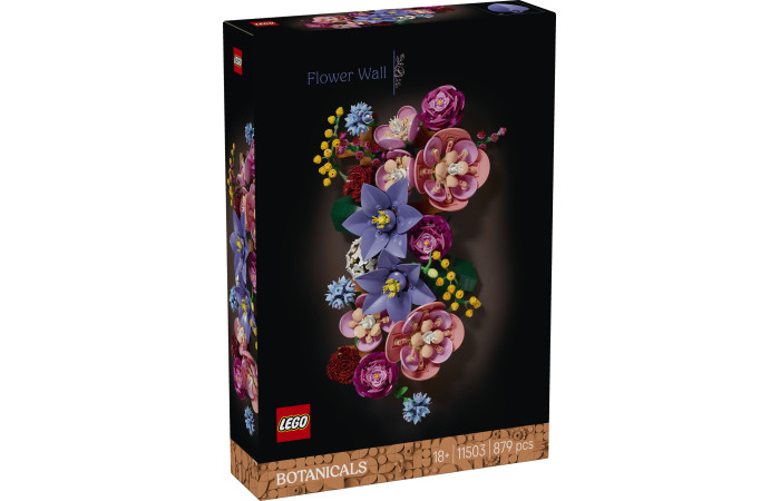 Конструктор LEGO Icons Квіткова стіна (11503).