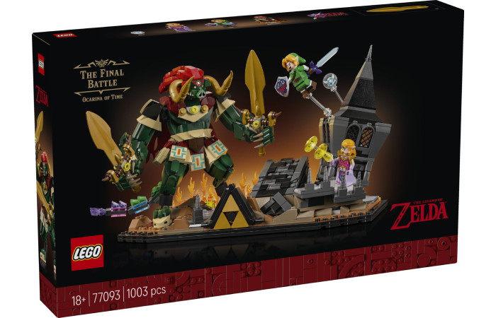 Конструктор LEGO Icons Ocarina of Time – Вирішальний бій (77093).