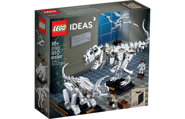 Конструктор LEGO Ideas Скам'янілості динозаврів (21320).