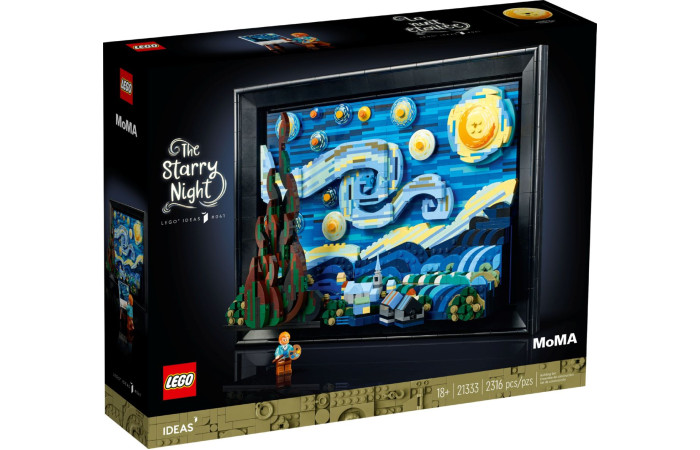 Конструктор LEGO Ideas Вінсент Ван Гог – Зоряна ніч (21333).