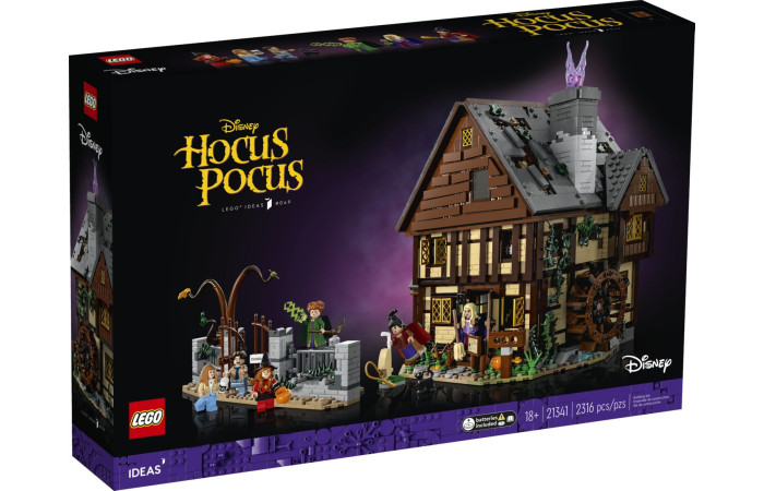 Конструктор LEGO Ideas Фокус-покус Діснея: Котедж сестер Сандерсон (21341).
