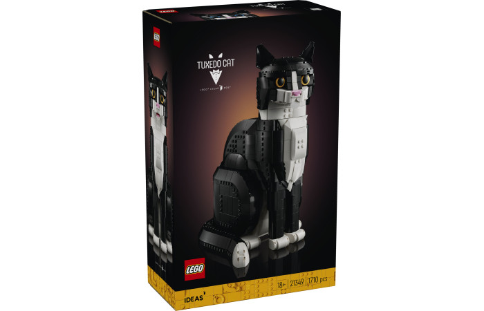 Конструктор LEGO Ideas Чорно-білий кіт (21349).
