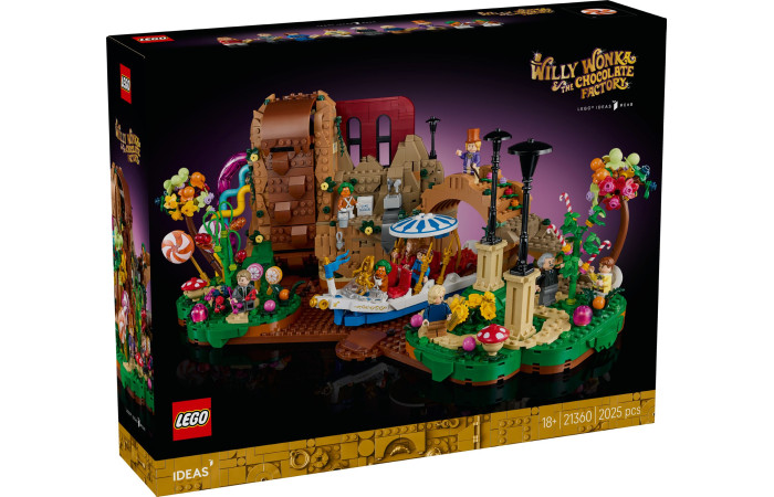 Конструктор LEGO Ideas Віллі Вонка і шоколадна фабрика (21360).