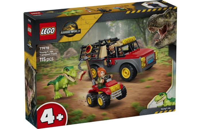 Конструктор LEGO Jurassic World Транспортна вантажівка для тиранозавра (77978). Конструктор LEGO Jurassic World Транспортна вантажівка для тиранозавра (77978).