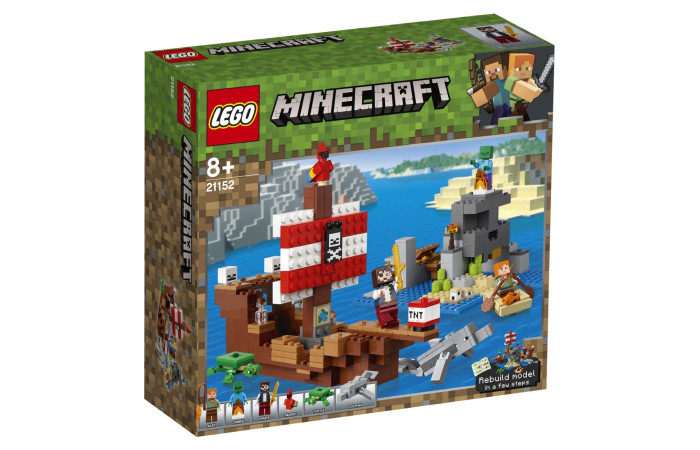 Конструктор LEGO Minecraft Піратський корабель (21152).