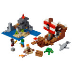 Конструктор LEGO Minecraft Піратський корабель (21152).
