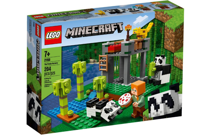 Конструктор LEGO Minecraft Ферма панд (21158).