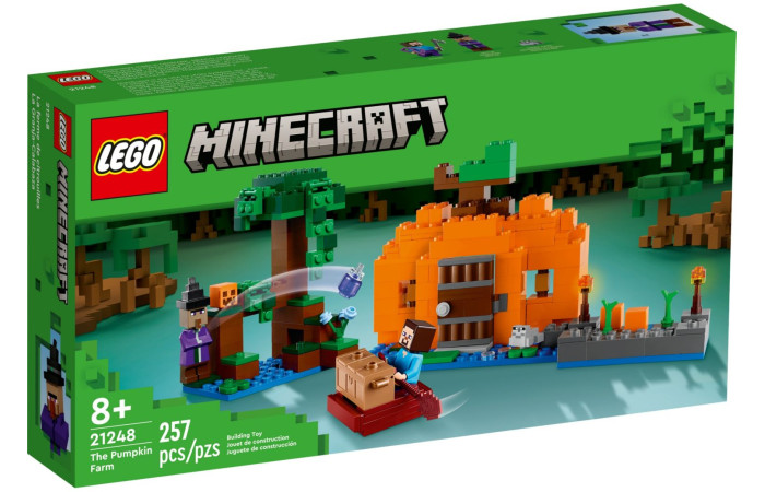 Конструктор LEGO Minecraft Гарбузова ферма (21248).