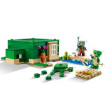 Конструктор LEGO Minecraft Черепаховий пляжний будиночок (21254).
