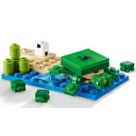 Конструктор LEGO Minecraft Черепаховий пляжний будиночок (21254).