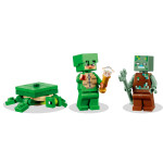 Конструктор LEGO Minecraft Черепаховий пляжний будиночок (21254).