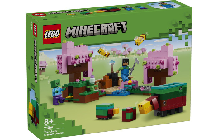 Конструктор LEGO Minecraft Сад квітучої вишні (21260).