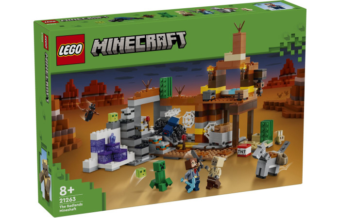 Конструктор LEGO Minecraft Шахта в Пустищах (21263).