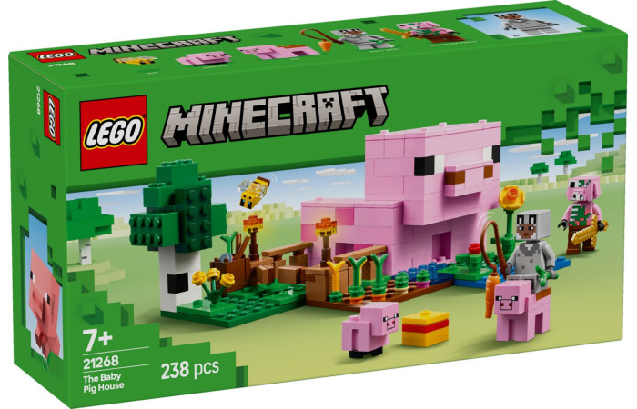 Конструктор LEGO Minecraft Будинок для поросят (21268).