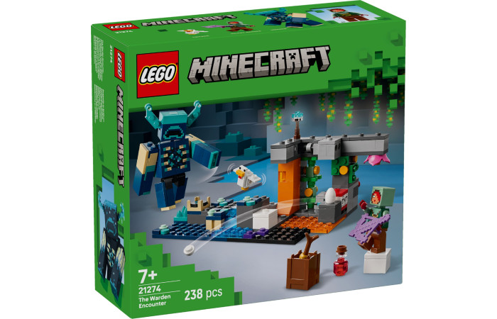 Конструктор LEGO Minecraft Зустріч із наглядачем (21274).