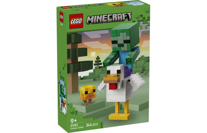 Конструктор LEGO Minecraft Курячий вершник (21582). Конструктор LEGO Minecraft Курячий вершник (21582).