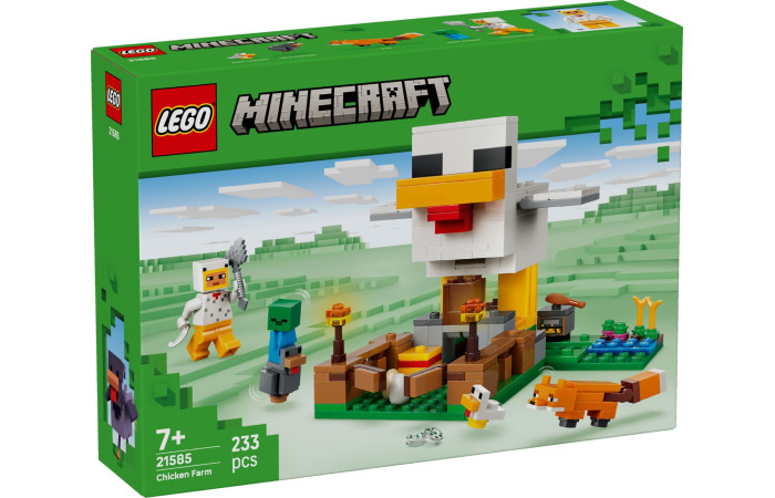 Конструктор LEGO Minecraft Куряча ферма (21585).