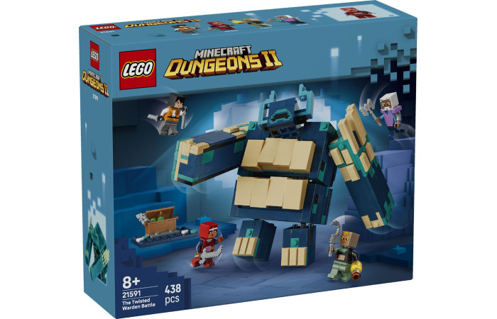 Конструктор LEGO Minecraft Битва зі спотвореним хранителем (21591).