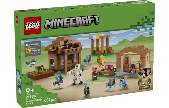 Конструктор LEGO Minecraft Напад на село (21596).