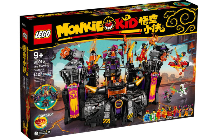 Конструктор LEGO Monkie Kid Ливарний завод (80016).