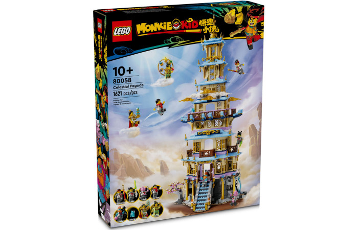 Конструктор LEGO Monkie Kid Небесна Пагода (80058). Конструктор LEGO Monkie Kid Небесна Пагода (80058).