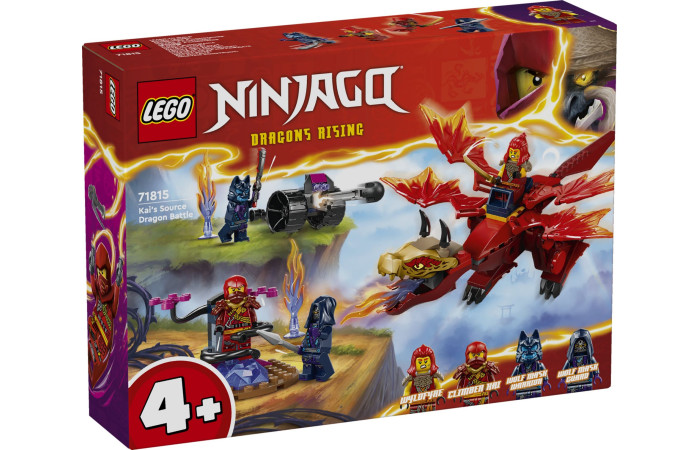 Конструктор LEGO NINJAGO Битва Драконів-джерел Кая (71815).