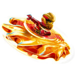 Конструктор LEGO NINJAGO Дракон Кая Спін-джитсу (71823).