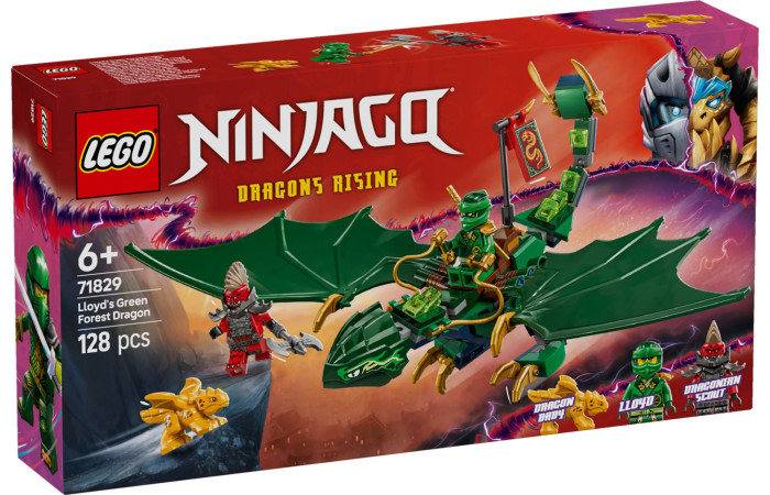Конструктор LEGO NINJAGO Зелений лісовий дракон Ллойда (71829).