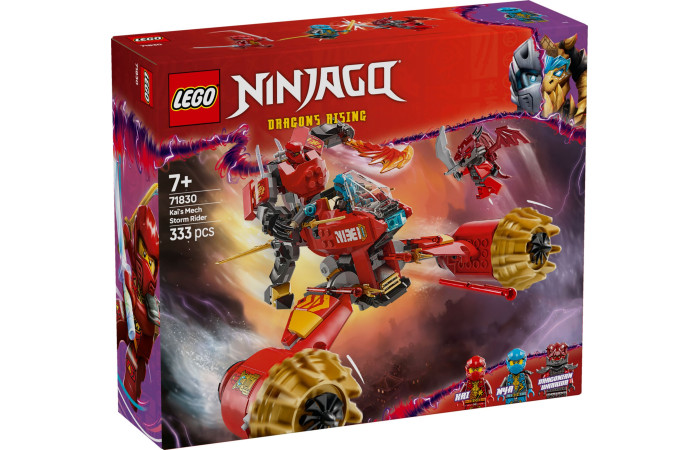Конструктор LEGO NINJAGO Штормовий робот-вершник Кая (71830).