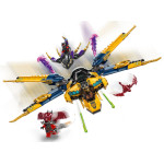 Конструктор LEGO NINJAGO Суперштормовий літак Раса та Аріна (71833).