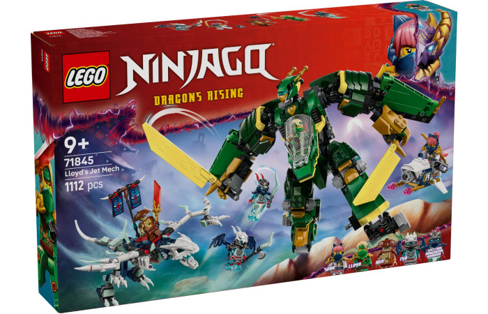 Конструктор LEGO NINJAGO Реактивний робот Ллойда (71845).