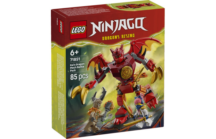 Конструктор LEGO NINJAGO Робот-дракон Кая (71851).