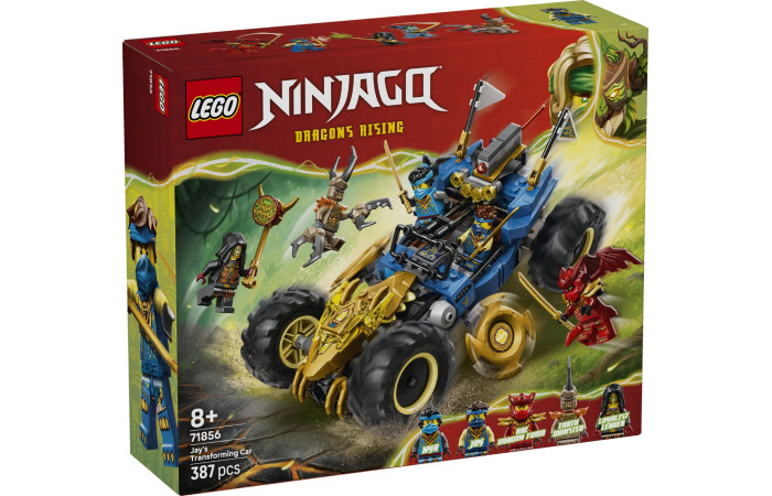 Конструктор LEGO NINJAGO Машина-трансформер Джея (71856).