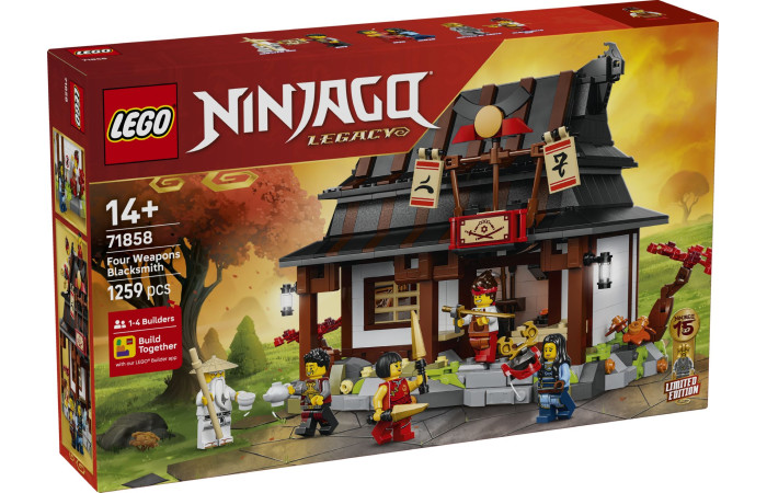 Конструктор LEGO NINJAGO Кузня Чотири зброї (71858).